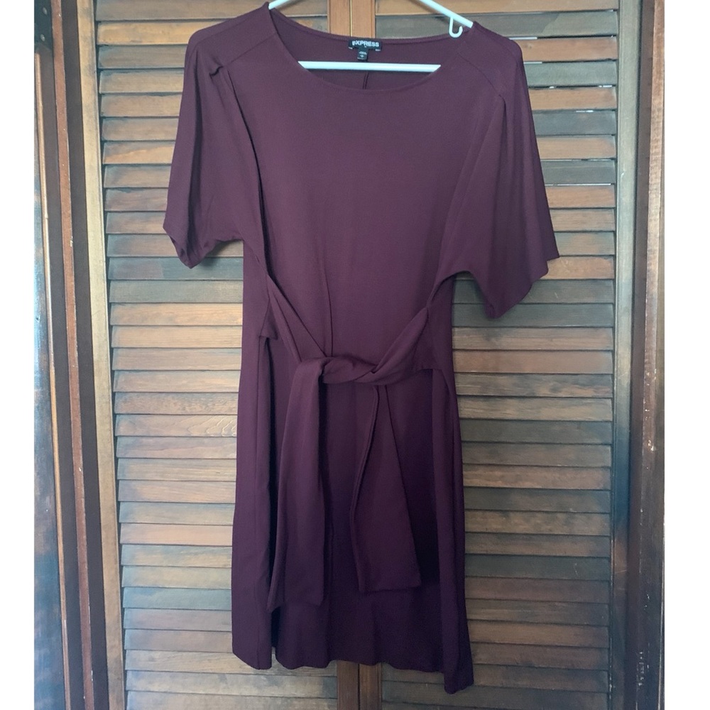 Express size small used good condition dark purple dress